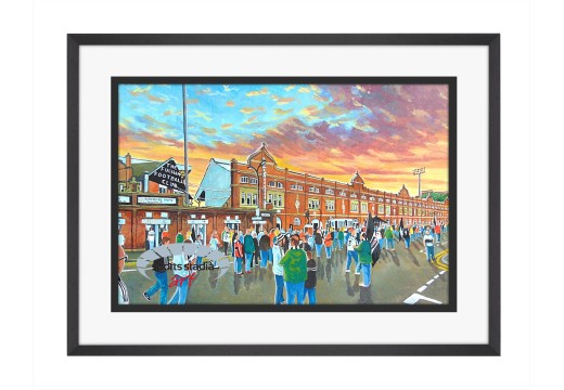 Craven Cottage Stadium 'Going to the Match' Fine Art  - Fulham FC Craven Cottage Stadium 'Going to the Match' Fine Art  - Fulham FC